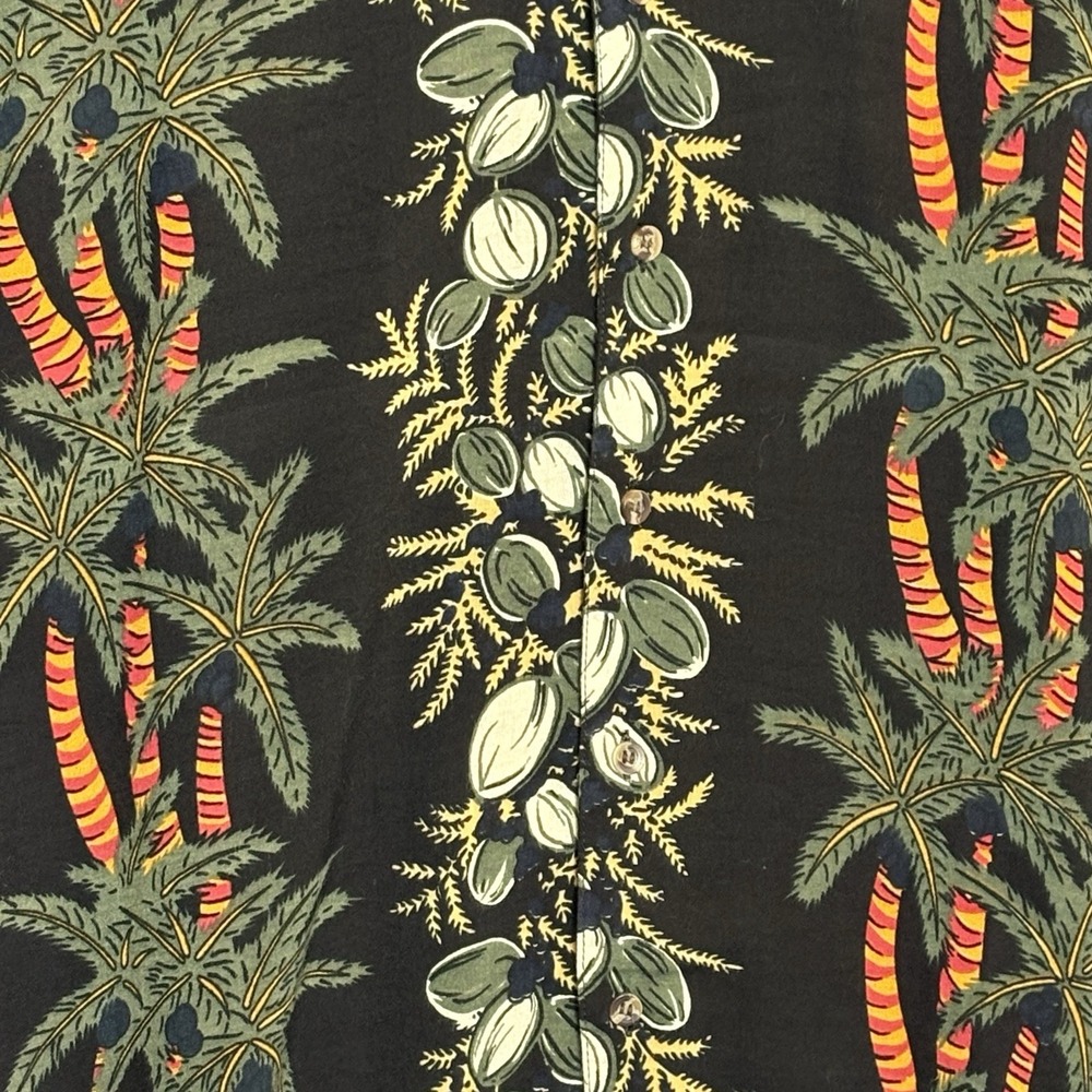 Vintage Hawaiian Camp Shirt Identical to Alton Brown Good Eats Shirt Season 1 - Picture 2 of 10